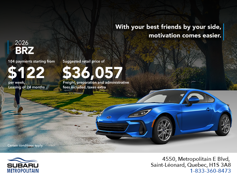 Get the 2026 BRZ today!