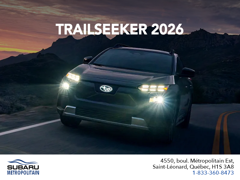 Procurez-vous le Trailseeker 2026!