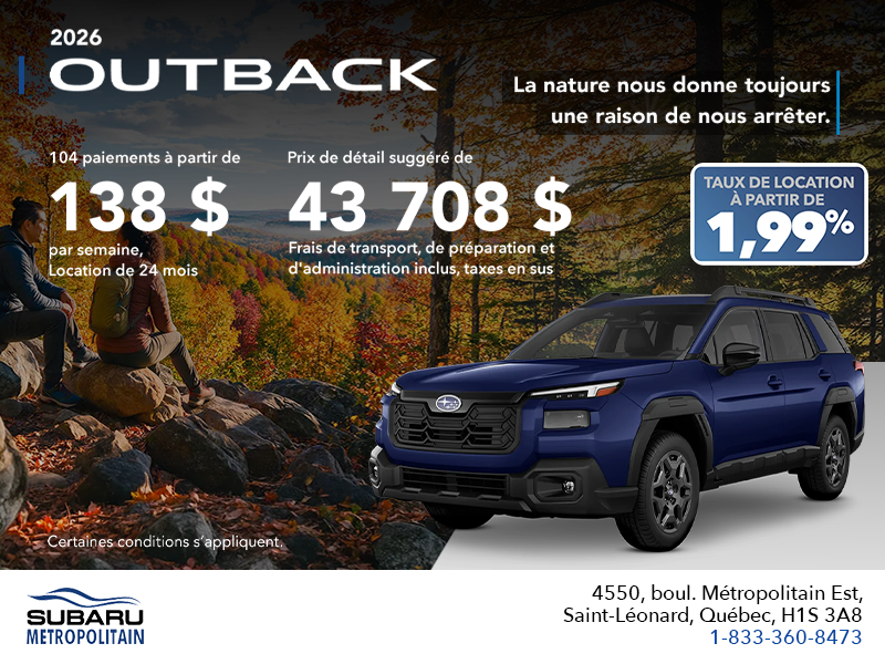 Subaru Outback 2026