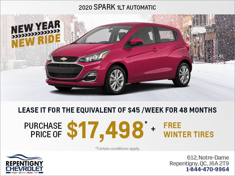 Repentigny Chevrolet Get The 2020 Chevrolet Spark