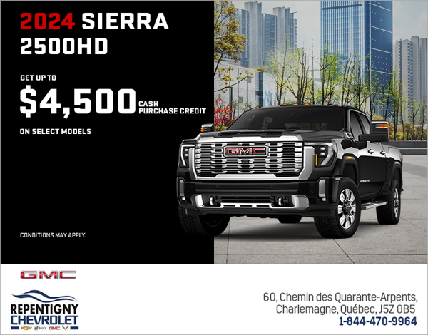 The 2024 GMC Sierra 25000HD