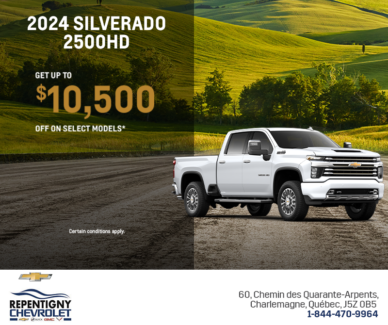 Get the 2024 Chevrolet Silverado 2500HD