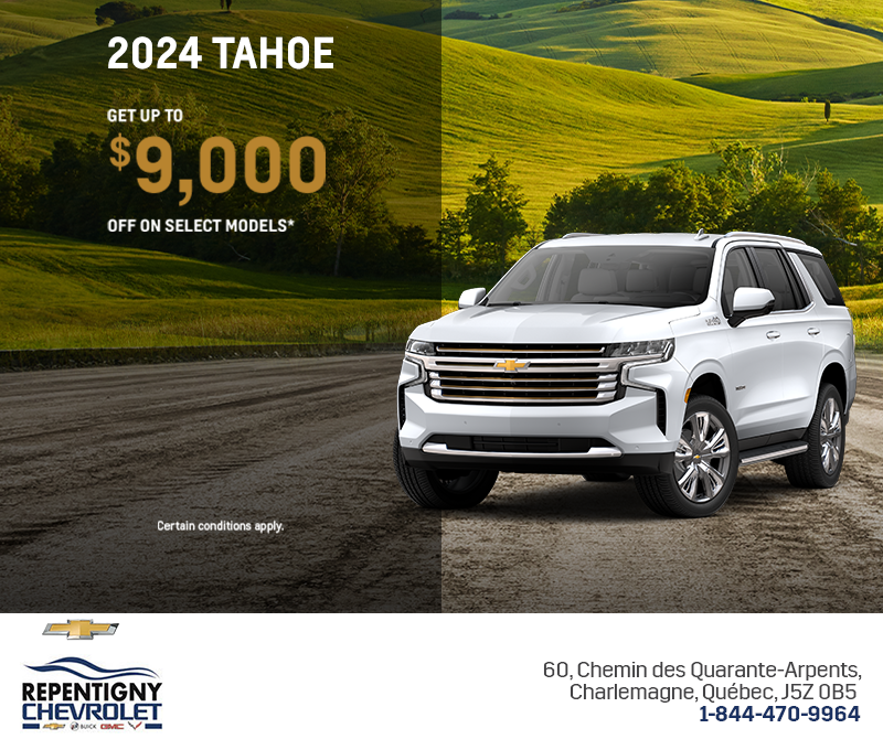 Get the 2024 Chevrolet Tahoe