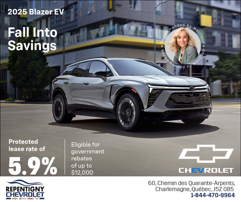 Get the 2025 Chevrolet Blazer EV