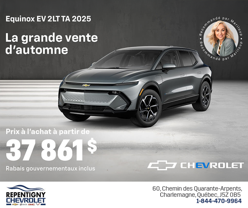 Procurez-vous le Chevrolet Equinox EV 2025