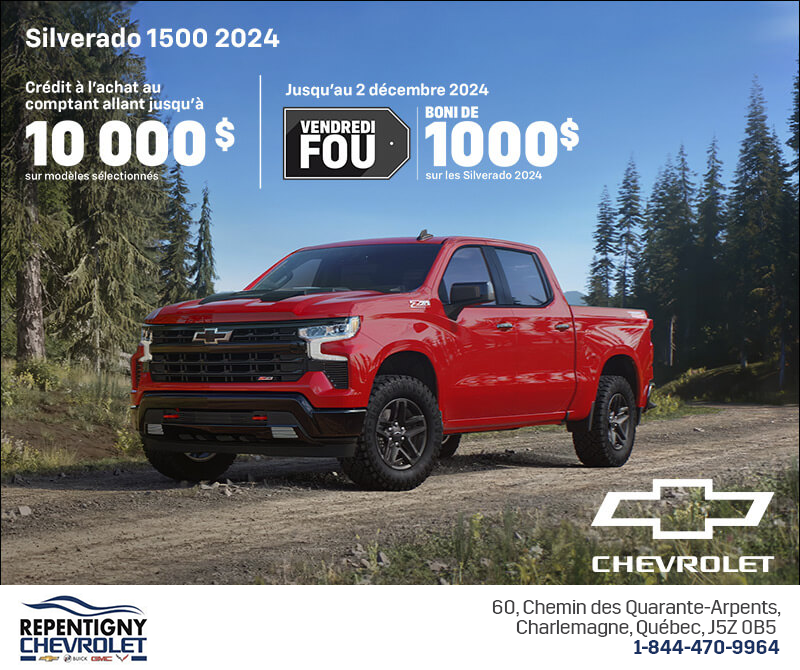 Procurez-vous le Chevrolet Silverado 1500 2024