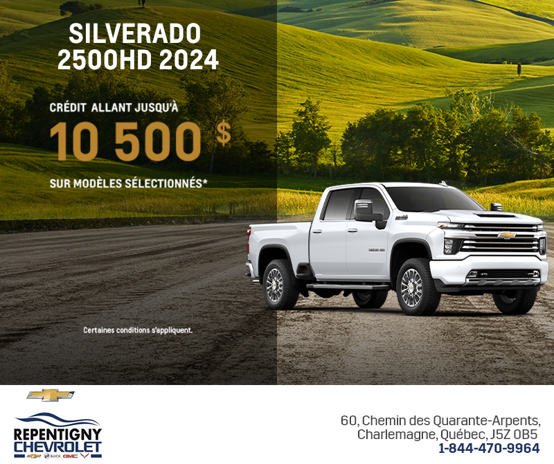 Procurez-vous le Chevrolet Silverado 2500HD 2024