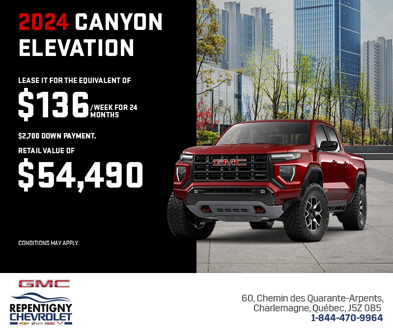 The 2024 GMC Canyon