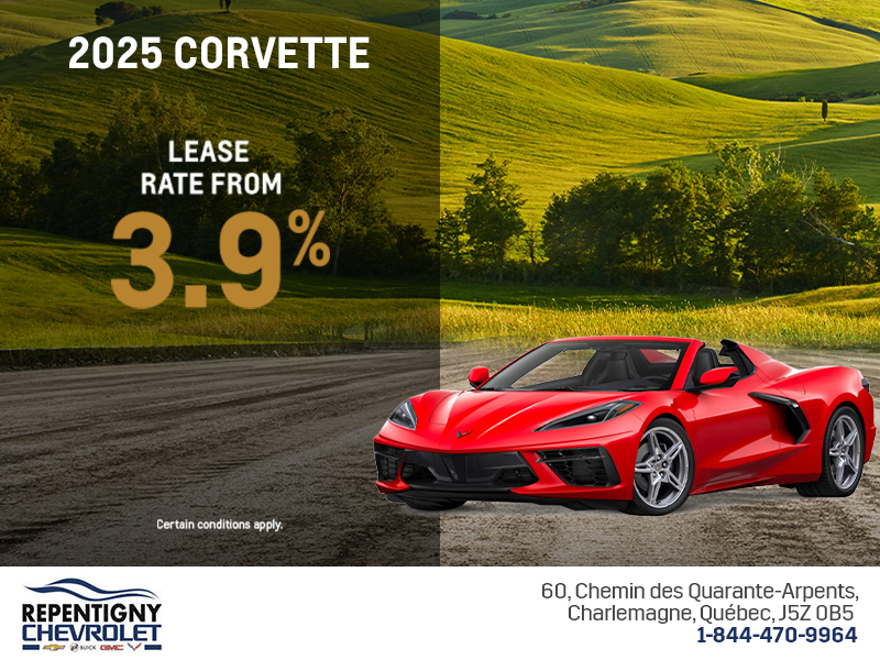 Get the 2025 Chevrolet Corvette