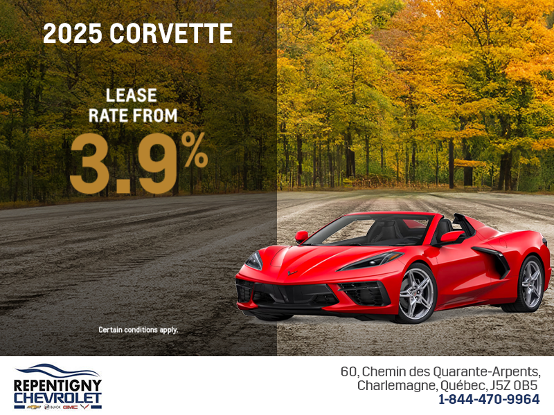Get the 2025 Chevrolet Corvette