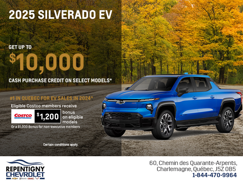 Get the 2025 Chevrolet Silverado EV