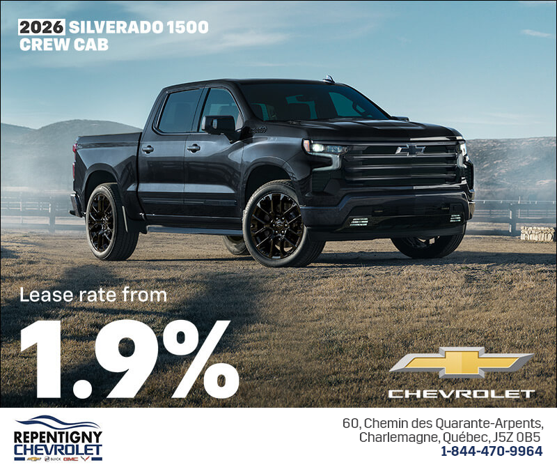 Get the 2026 Chevrolet Silverado 1500