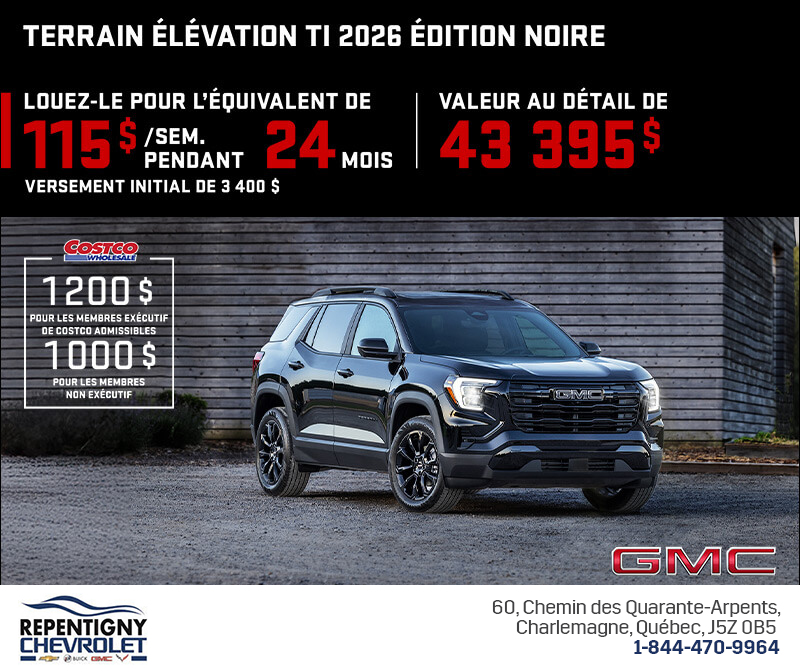 Le GMC Terrain 2026