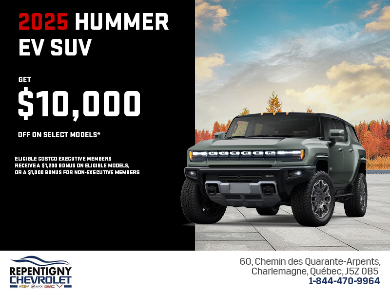 The 2025 GMC Hummer EV SUV