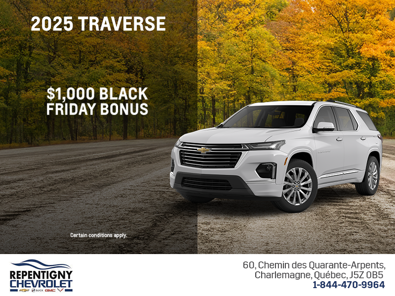Get the 2025 Chevrolet Traverse