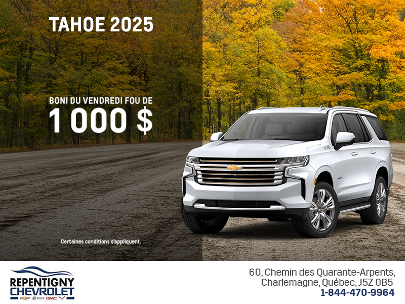 Le Chevrolet Tahoe 2025
