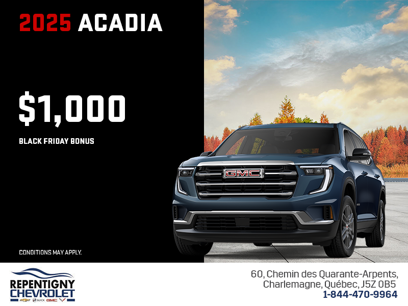 The 2025 GMC Acadia