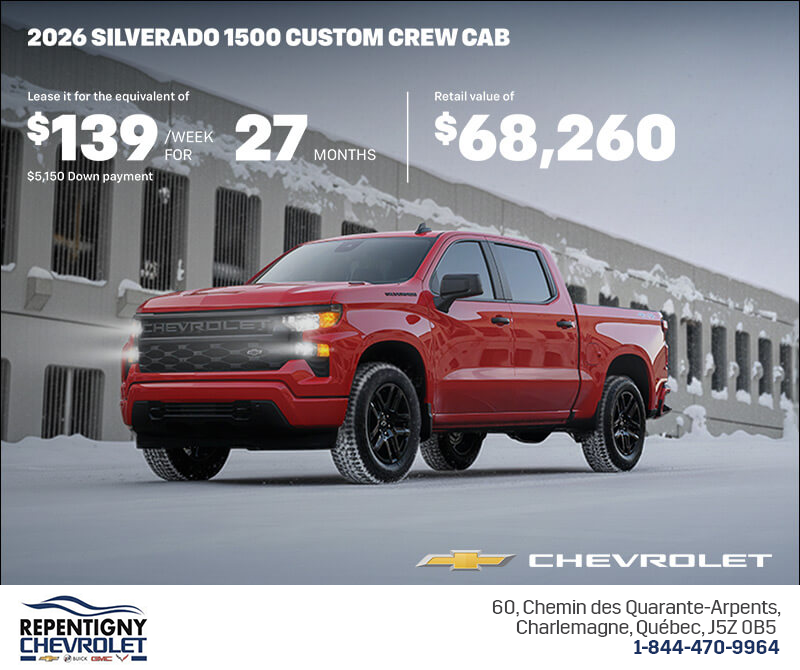 Get the 2026 Chevrolet Silverado 1500