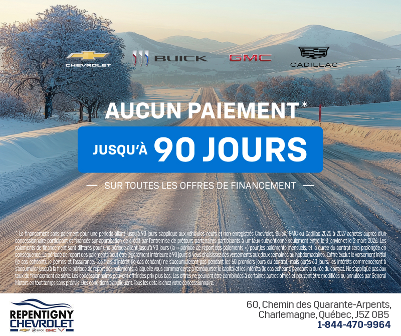 L'événement du mois Chevrolet