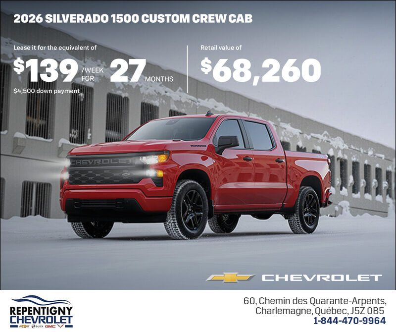 Get the 2026 Chevrolet Silverado 1500