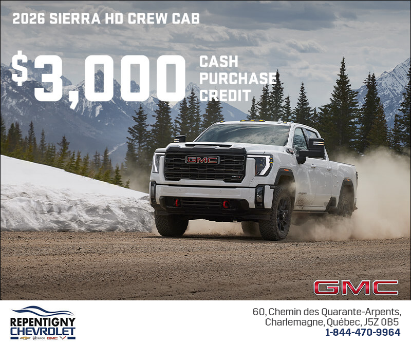 The 2026 GMC Sierra HD Crew Cab