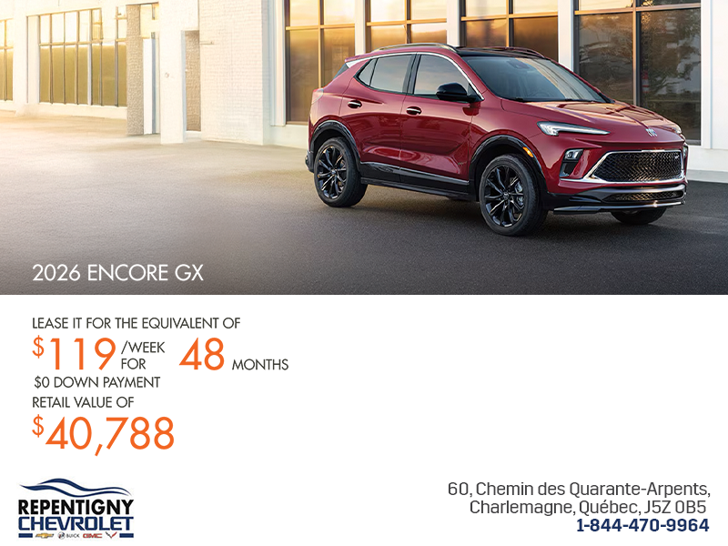 Get the 2026 Buick Encore GX
