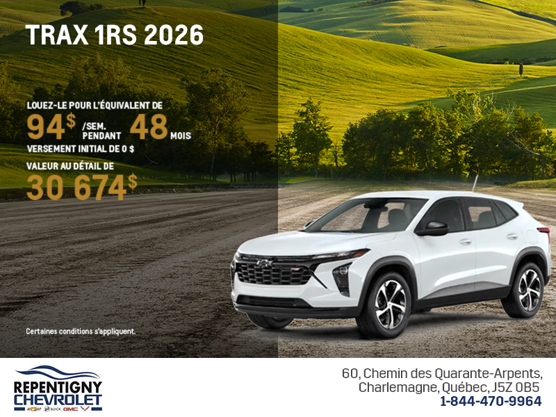 Le Chevrolet Trax 2026
