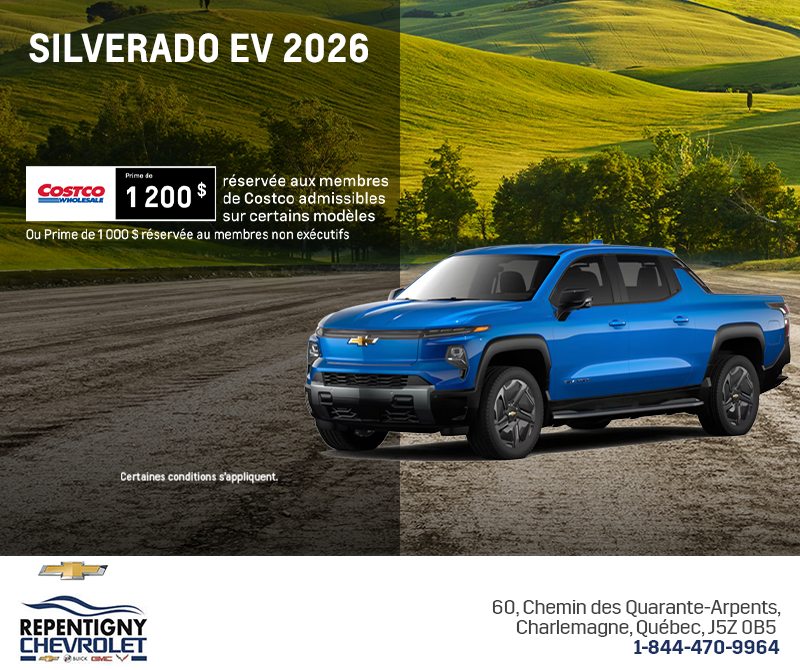 Procurez-vous le Chevrolet Silverado EV 2026