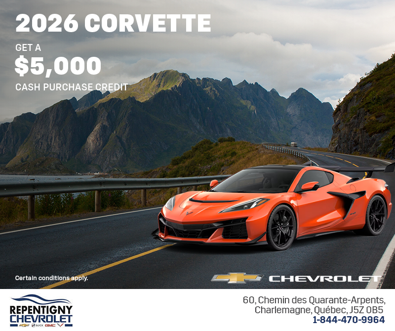 Get the 2026 Chevrolet Corvette