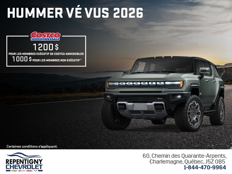 Le GMC Hummer VÉ VUS 2026