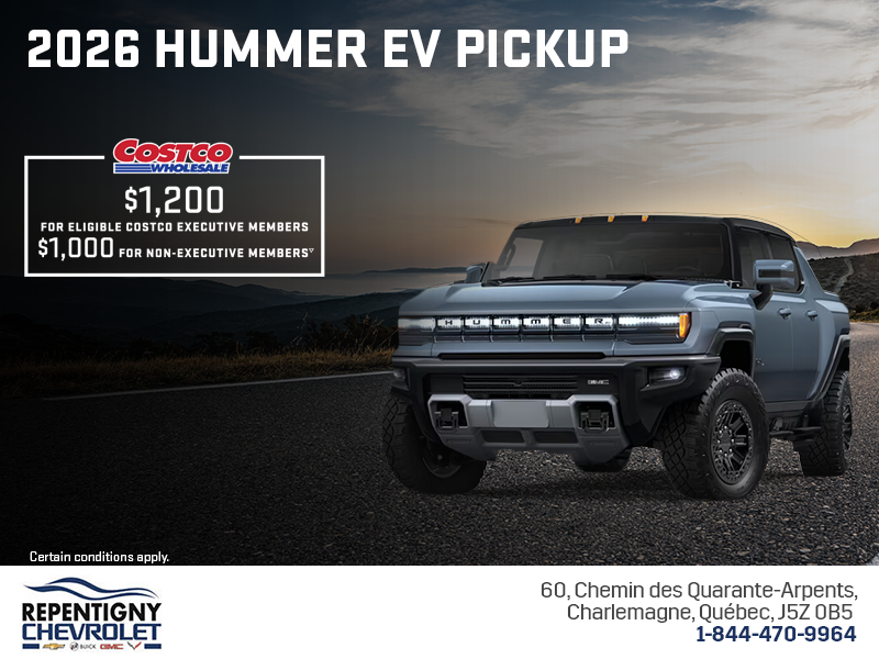 The 2026 GMC Hummer EV Pickup