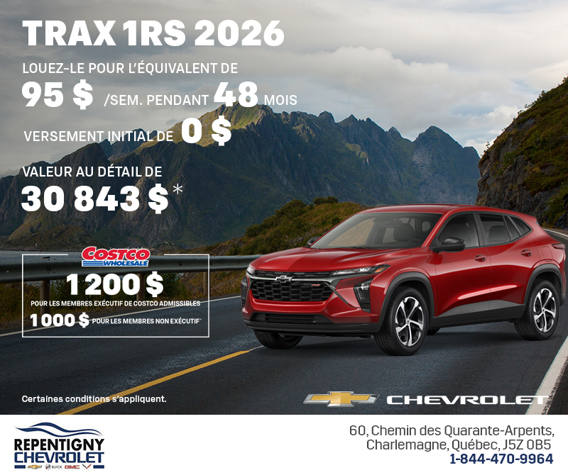 Le Chevrolet Trax 2026