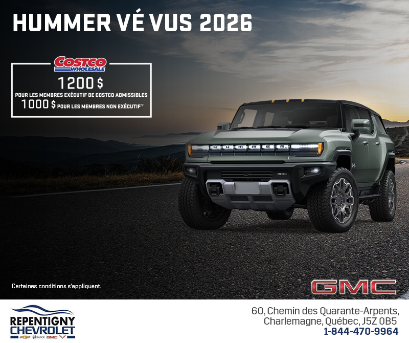 Le GMC Hummer VÉ VUS 2026