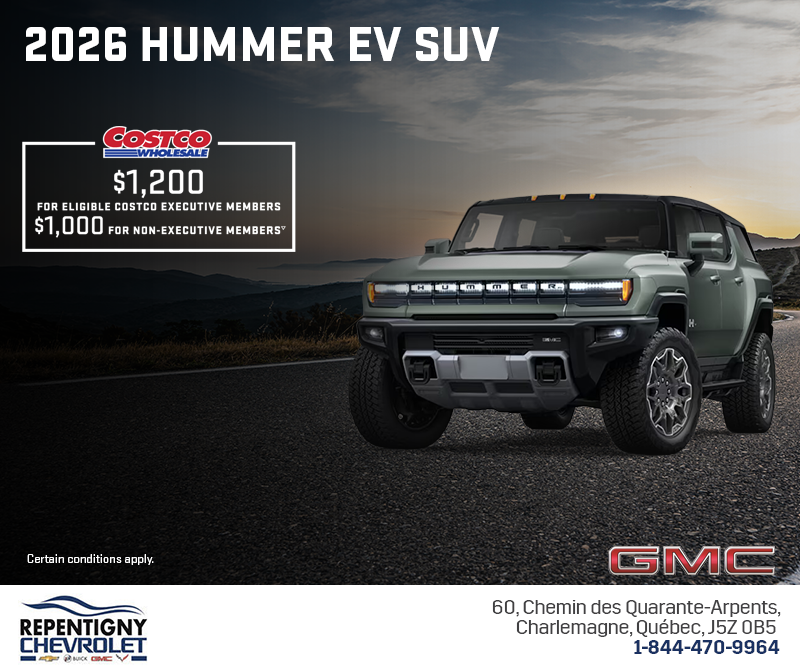 The 2026 GMC Hummer EV SUV