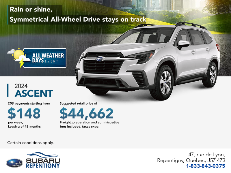 Get the 2024 Ascent today!