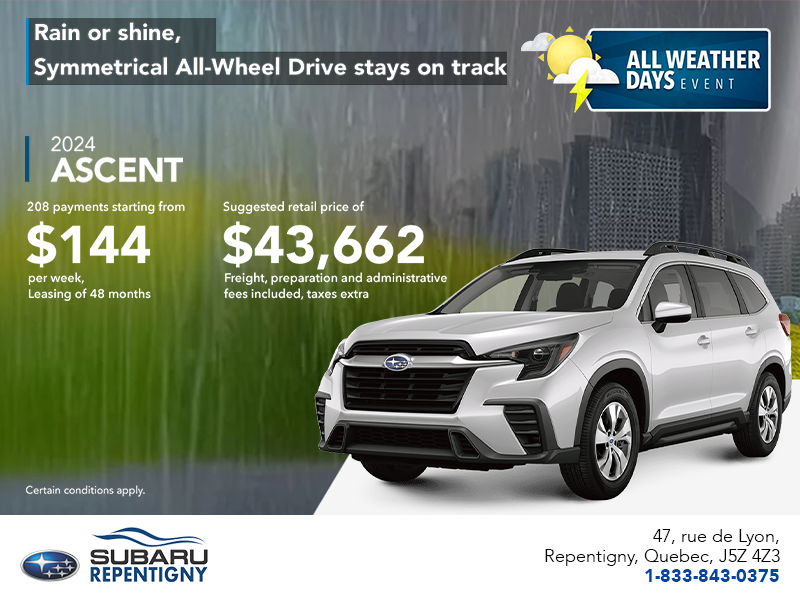 Get the 2024 Ascent today!