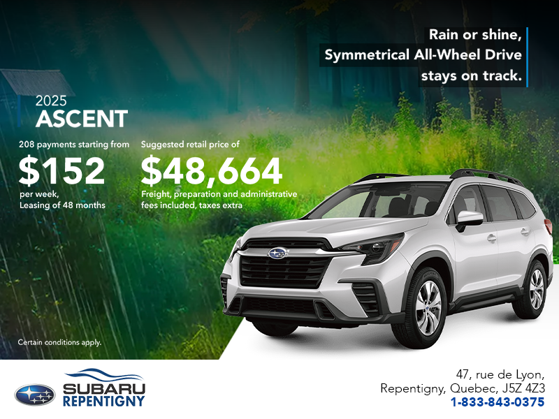 Get the 2025 Ascent today!