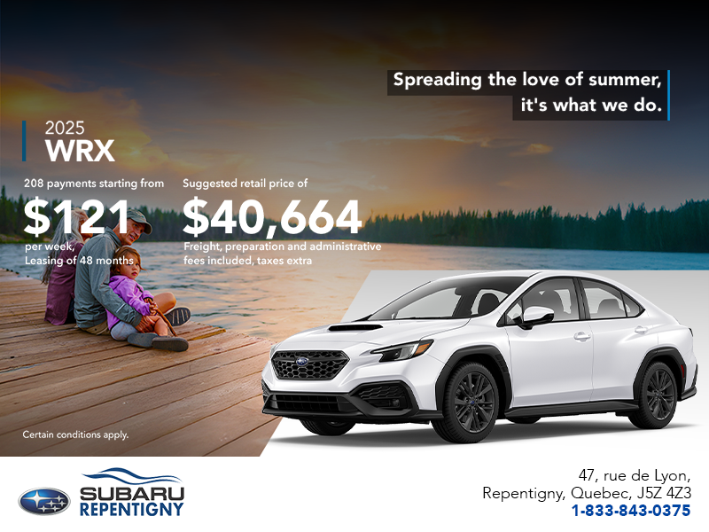 Get the 2025 WRX today!