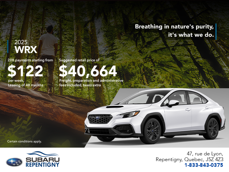 Get the 2025 WRX today!