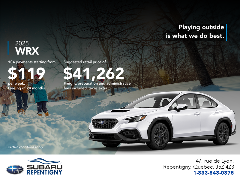 Get the 2026 WRX today!