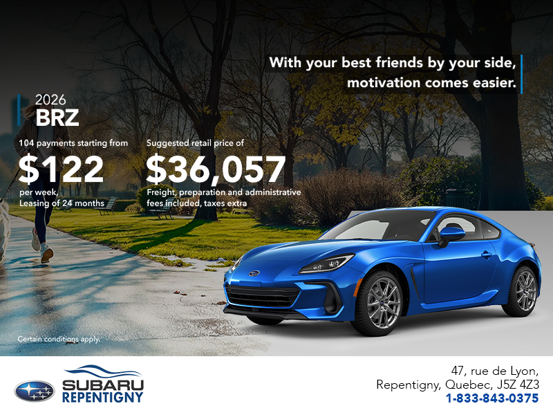 Get the 2026 BRZ today!