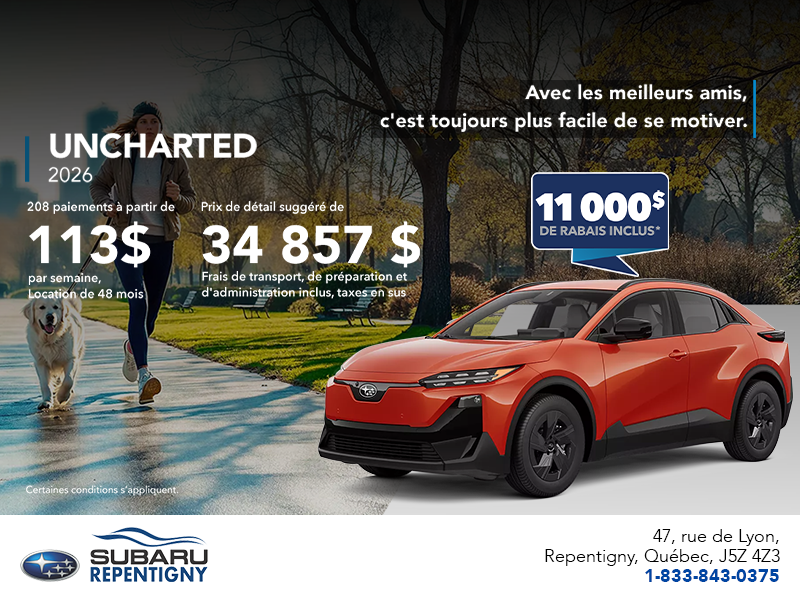 Procurez-vous le Uncharted 2026!