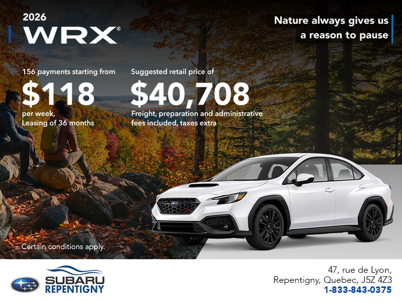 2026 Subaru WRX