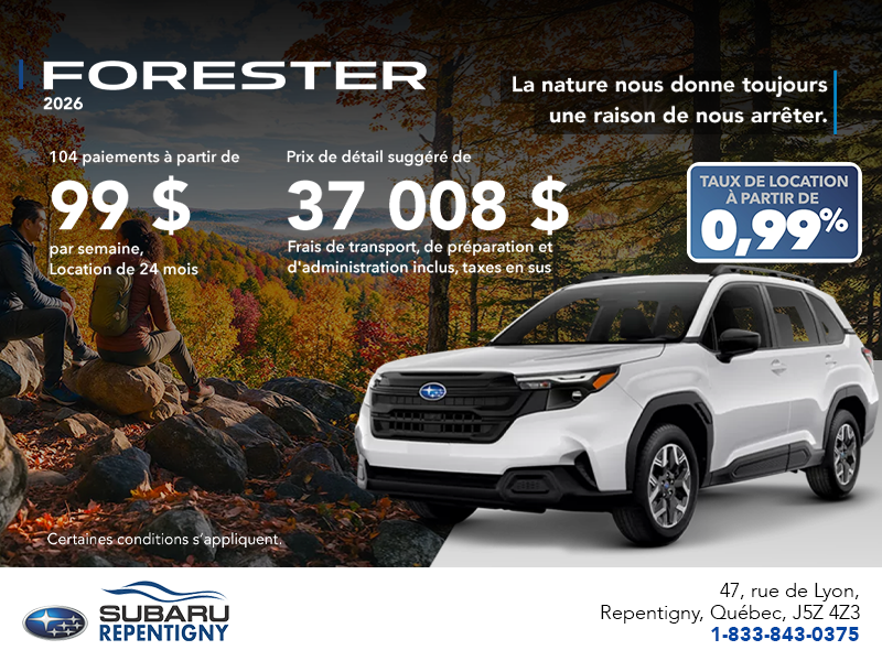 Subaru Forester 2026