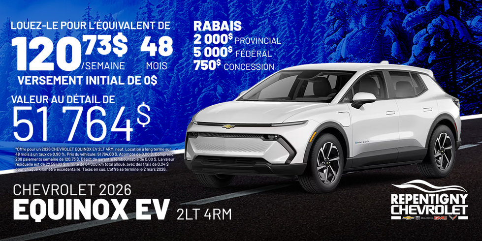 Chevrolet Equinox EV 2026