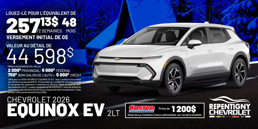 Chevrolet Equinox EV 2LT 2026