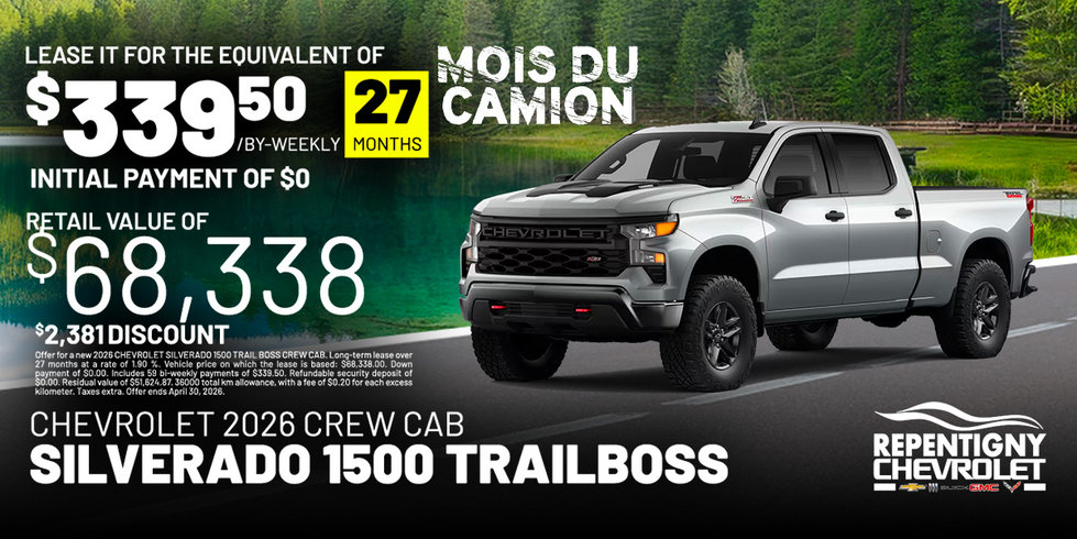 Silverado 1500 Trailboss 2026