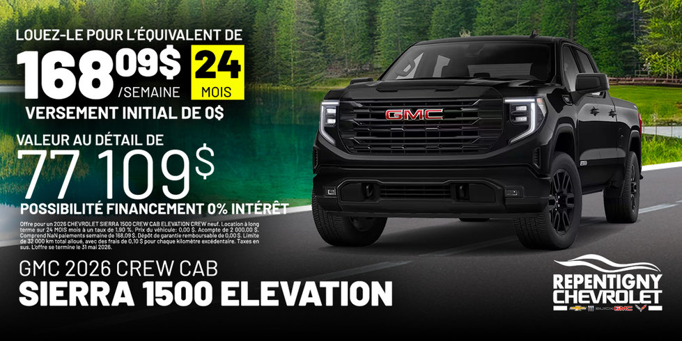 GMC Sierra 1500 Elevation 2026