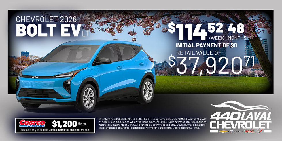 Chevrolet Bolt EV LT 2026