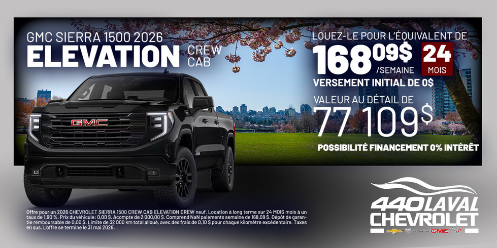 GMC Sierra 1500 Elevation 2026